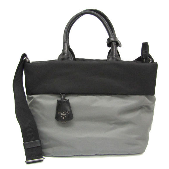 PRADA Black Leather Shoulder Bag - Picture 1 of 13